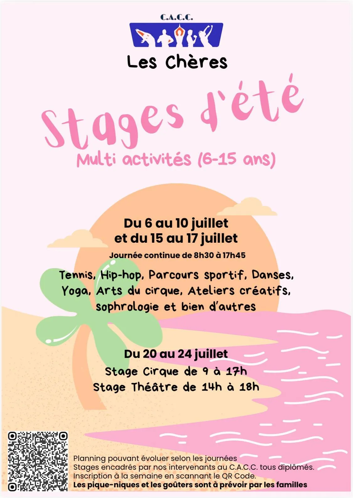 2026 affiche stage multi activites CACC